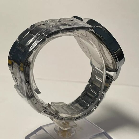 Washington Commanders NFL Team Logo Men's Stainless-Steel Silver Watch NEW - Picture 5 of 7